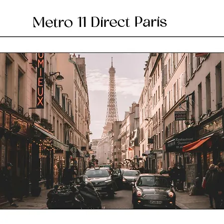 L'ecrin Parisien - Proche Metro -direct Paris - 4 Personnes * Роменвиль